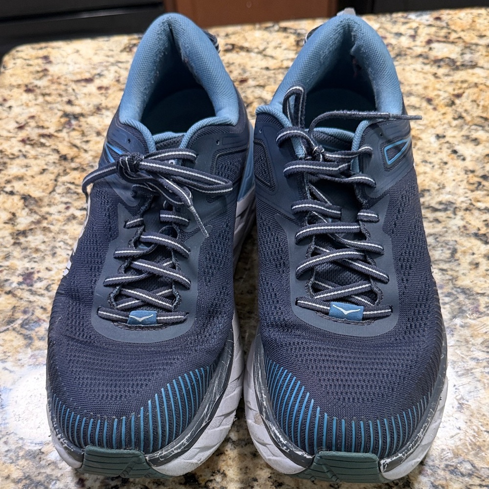 Hoka One One Blue and Gray Sneakers